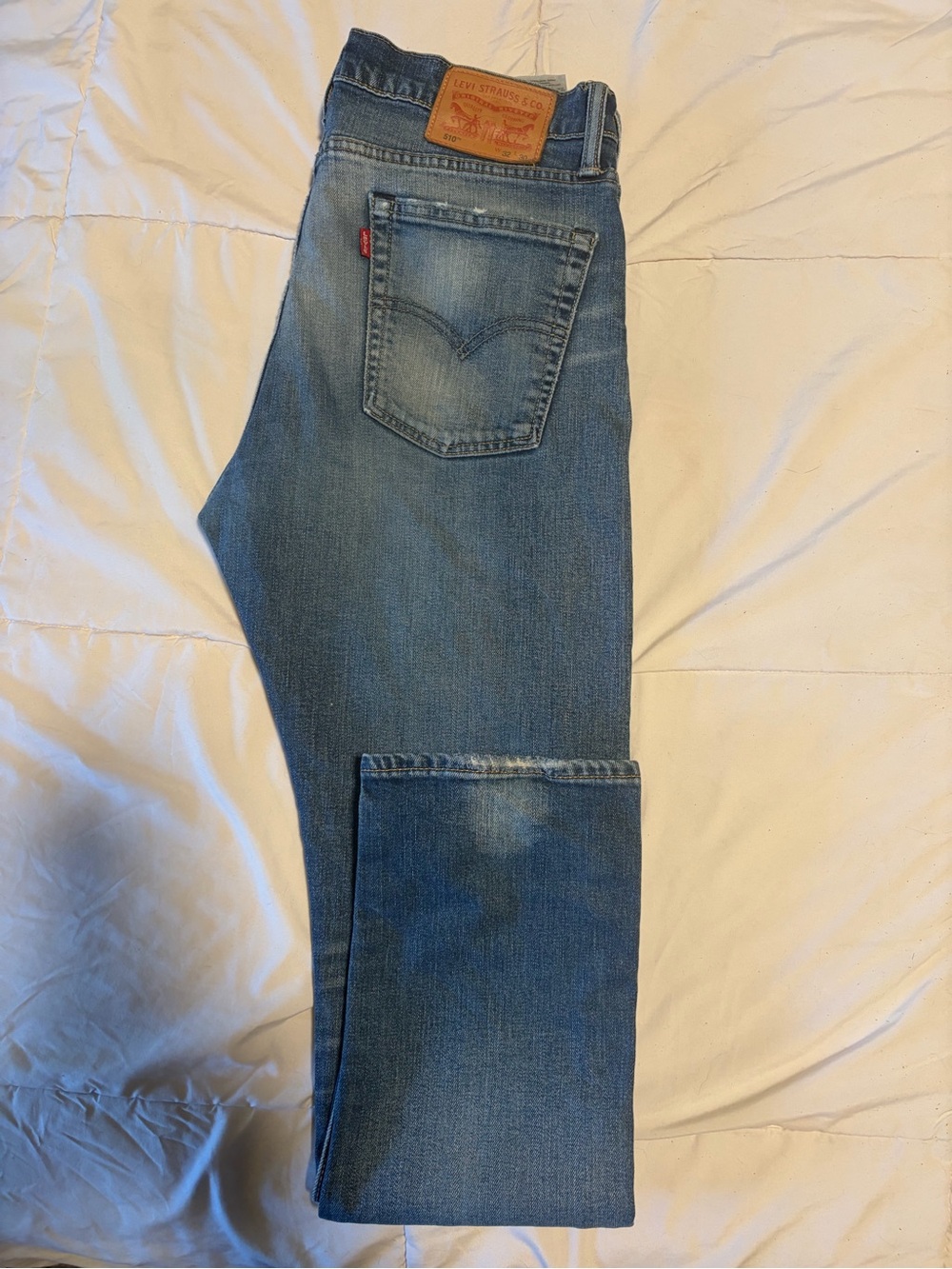 Levi's Men's Light Blue Skinny Jeans